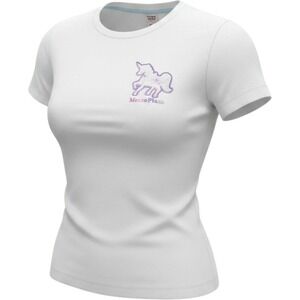 Mezzo Piano Unicorn Dreams Shaker Sequin White Tee Heisei Retro Cutecore M 150